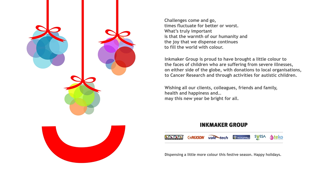 Graham Siddle Inkmaker Festive Greetings from Inkmaker Group | IM GROUP